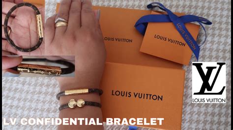 lv confidential bracelet|lv bracelet size chart.